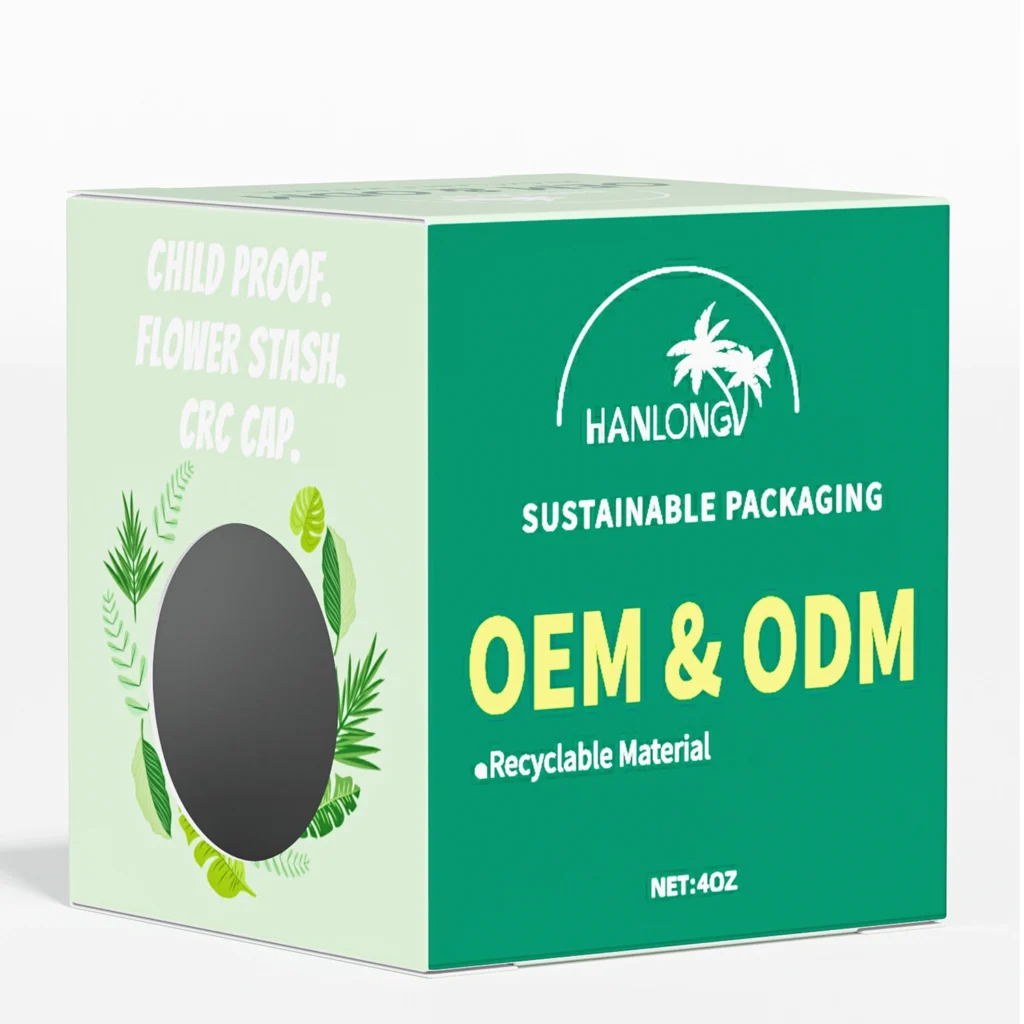 green paper box