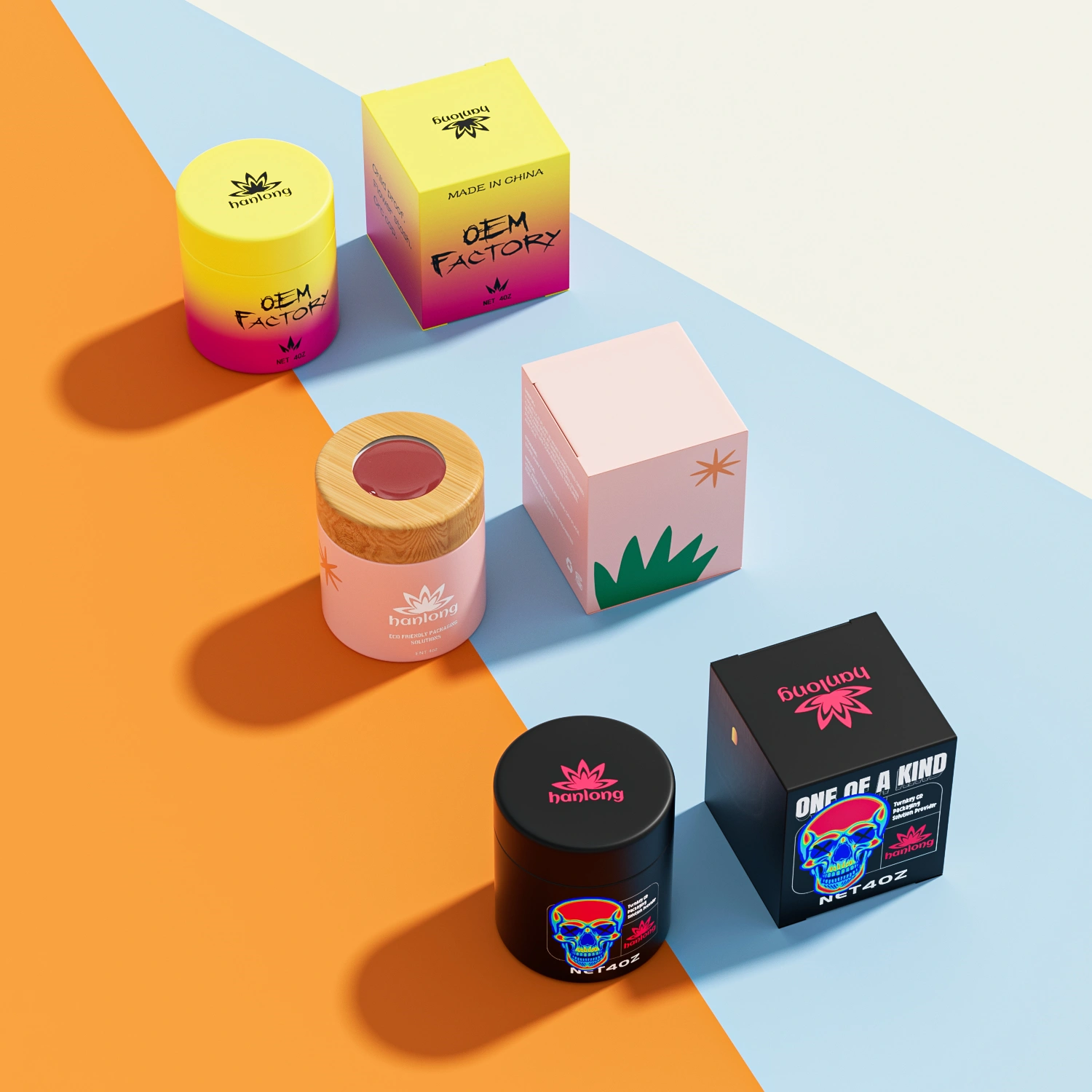 flower jar with box