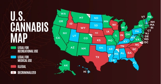 US Cannabis Map