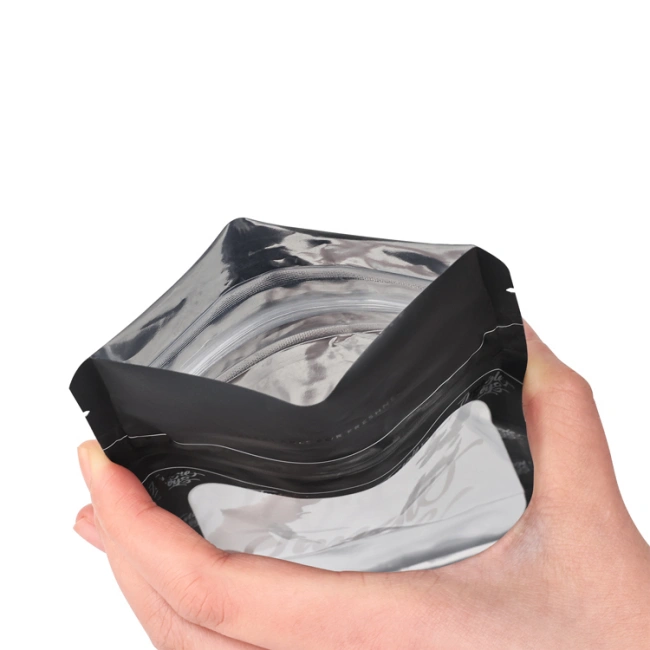 Mylar bags for cannabis edibles have zipper closure