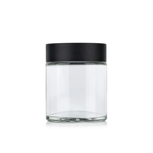 flower glass jar