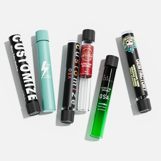 pre-roll glass tubes