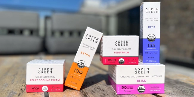 Aspen Green Relief Full-Spectrum CBD Cooling Cream