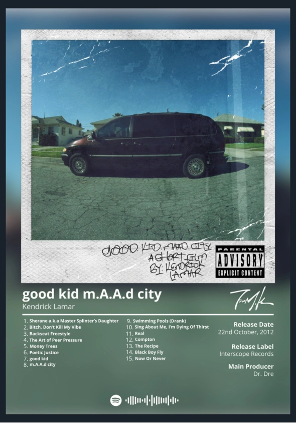 Kendrick Lamar – good kid, m.A.A.d city