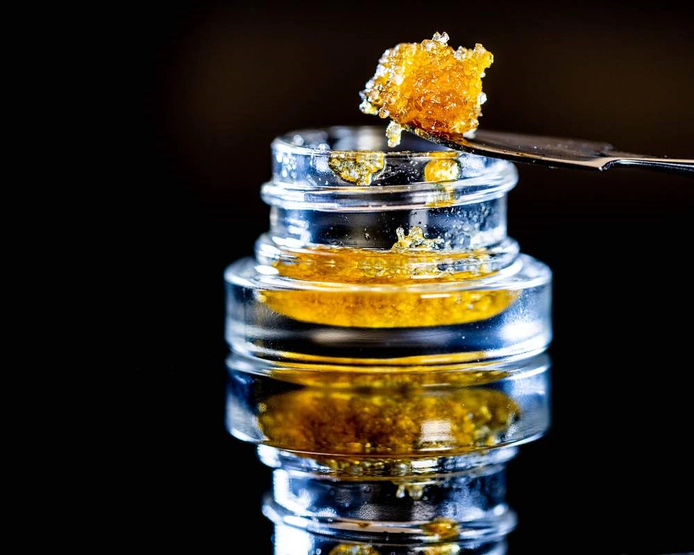 cannabis concentrate jar