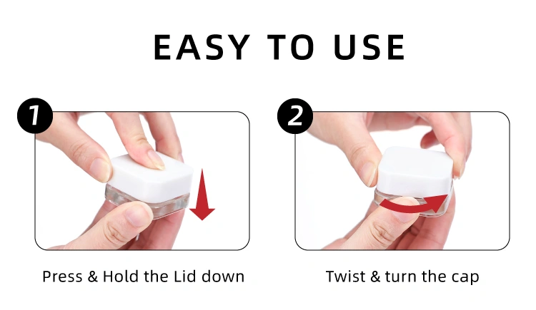 child resistant feature of concentrate jar