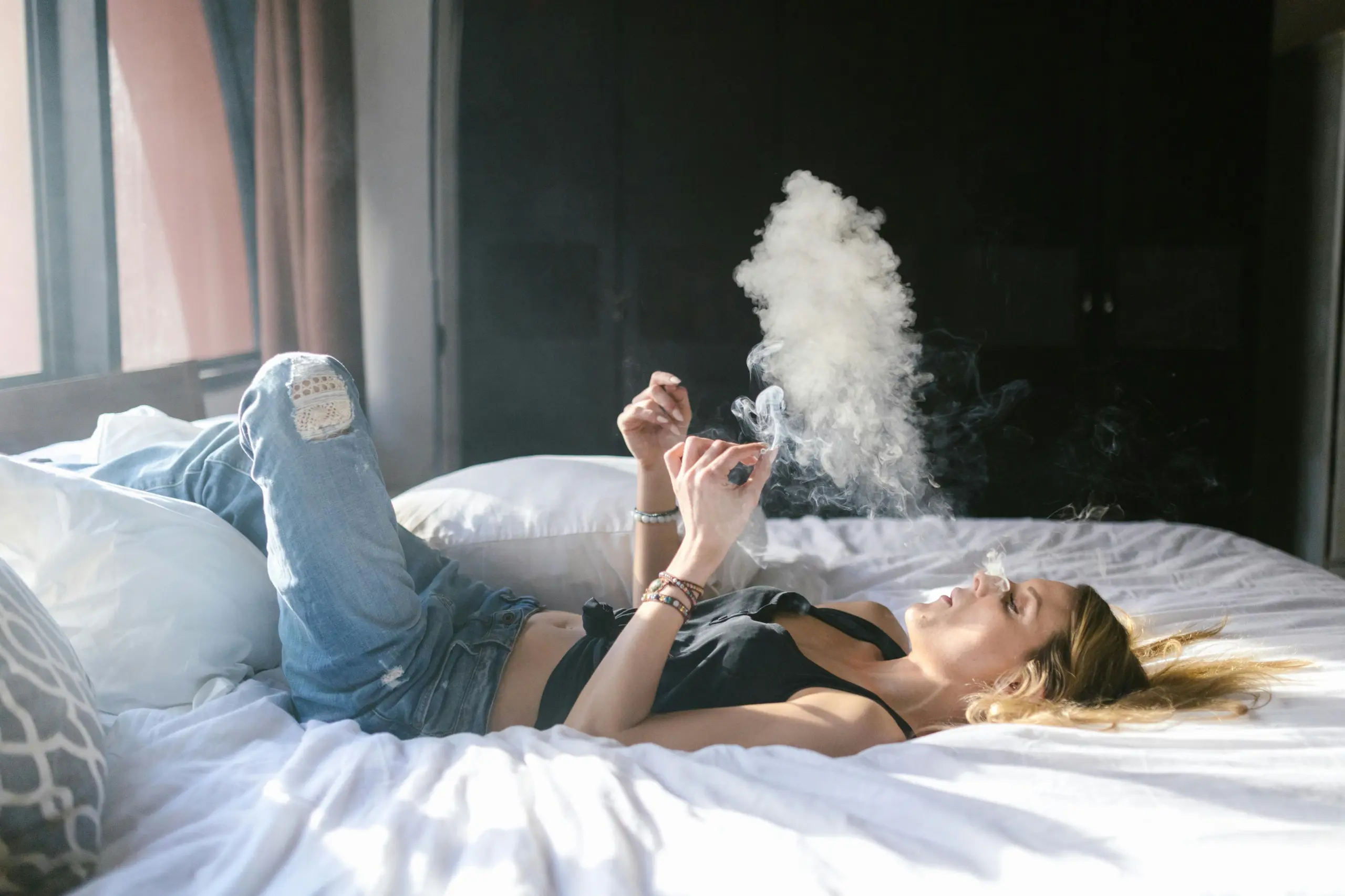 smoking marijuana