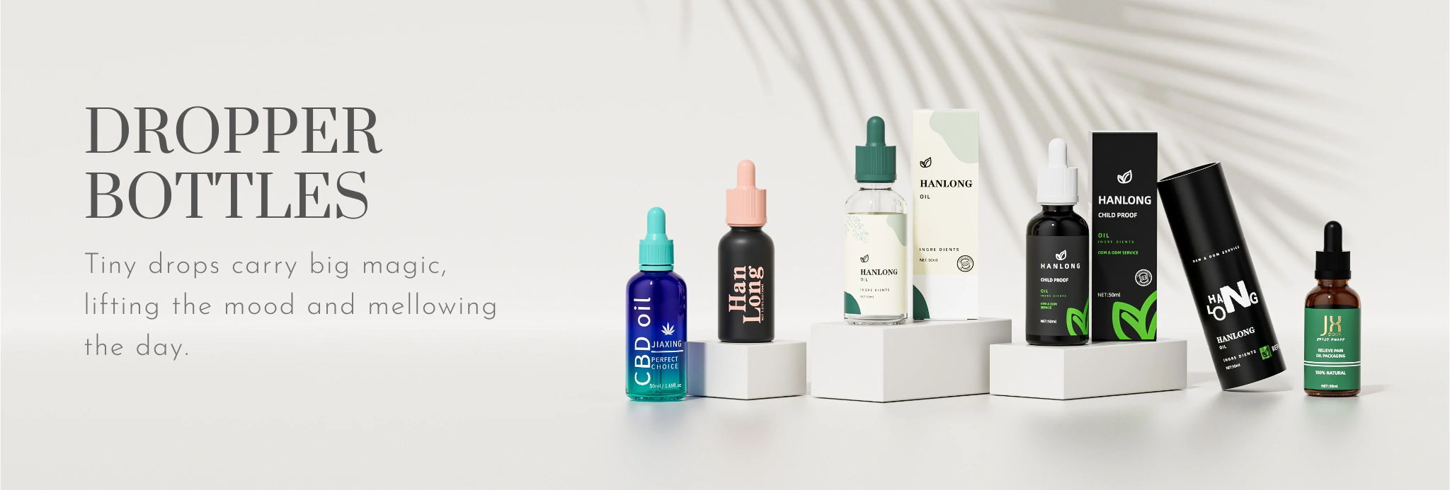 tincture & oil packaging